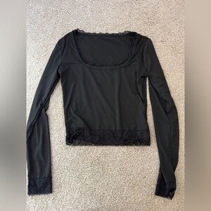 Black Lace Top